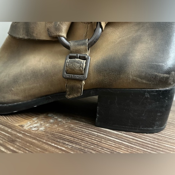 Vince Camuto Shaylee Leather Riding Boots Size 8 - Picture 9 of 11